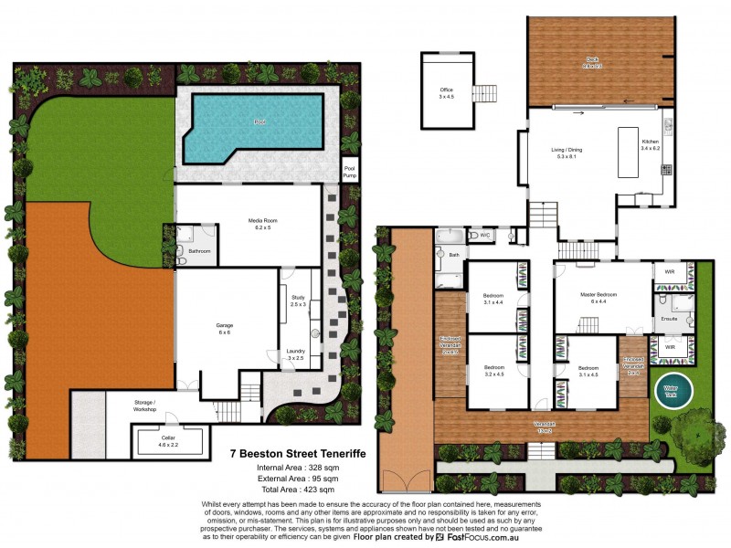 7 Beeston Street, New Farm QLD 4005 Floorplan