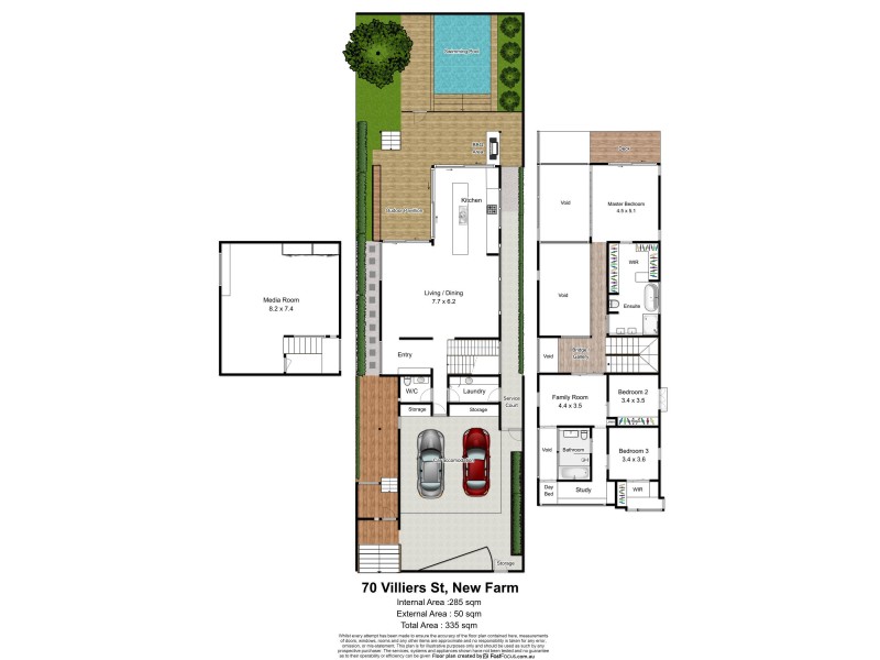 70 Villiers Street, New Farm QLD 4005 Floorplan