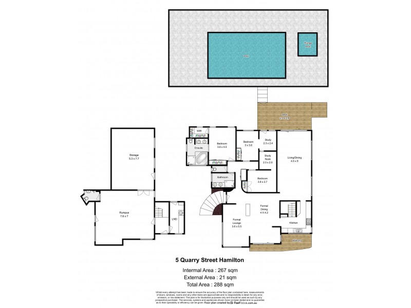 5 Quarry Street, Hamilton QLD 4007 Floorplan