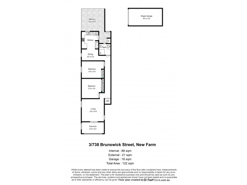 3/738 Brunswick Street, New Farm QLD 4005