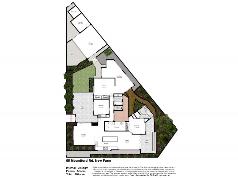 55 Mountford Road, New Farm QLD 4005 Floorplan