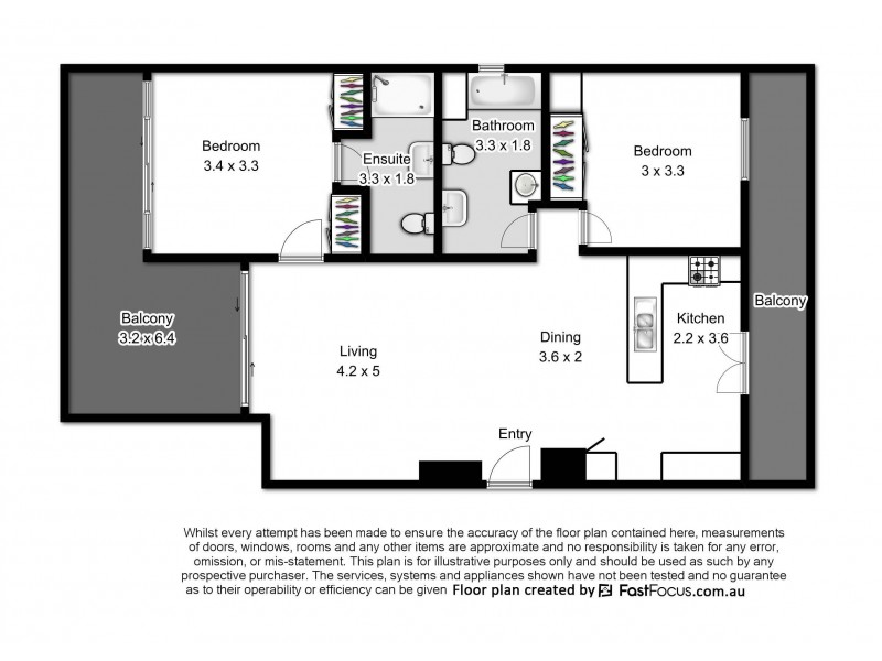 225/1000 Ann Street, Fortitude Valley QLD 4006 Floorplan