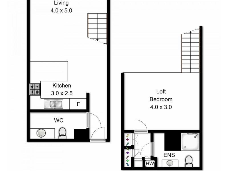 113/53 Vernon Terrace, Teneriffe QLD 4005 Floorplan