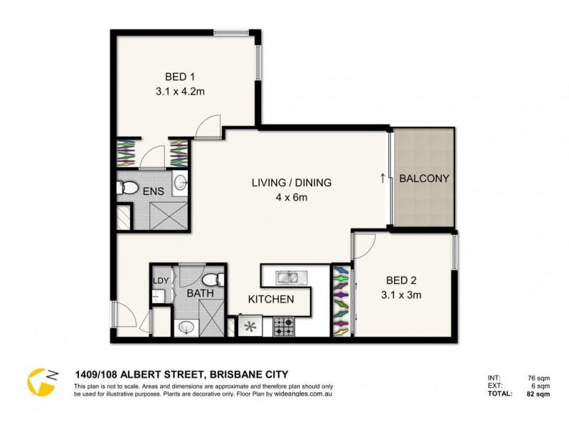 1409/108 Albert Street, Brisbane City QLD 4000