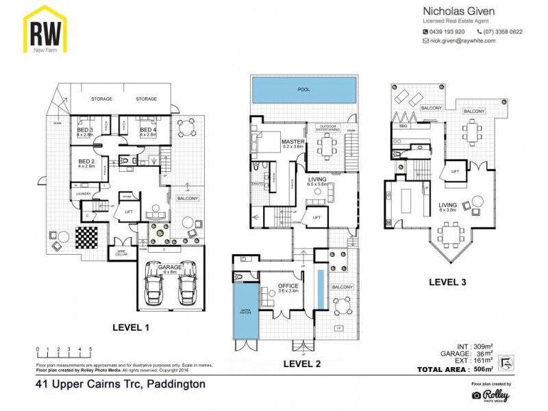 41 Upper Cairns Terrace, Paddington QLD 4064 Floorplan