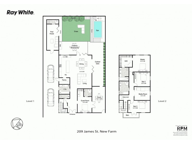 209 James Street, New Farm QLD 4005 Floorplan