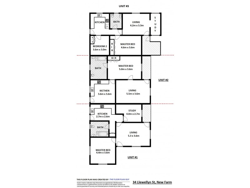 34 LLEWELLYN STREET, New Farm QLD 4005 Floorplan