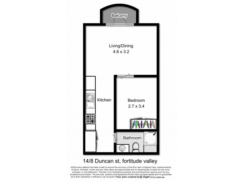 8 Duncan Street, Fortitude Valley QLD 4006 Floorplan
