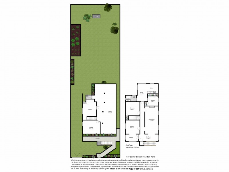 547 Lower Bowen Terrace, New Farm QLD 4005 Floorplan