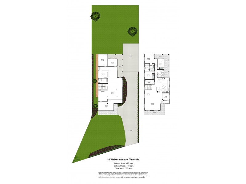16 Walker Avenue, New Farm QLD 4005 Floorplan