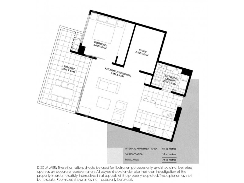 231/71 Beeston Street, Teneriffe QLD 4005 Floorplan