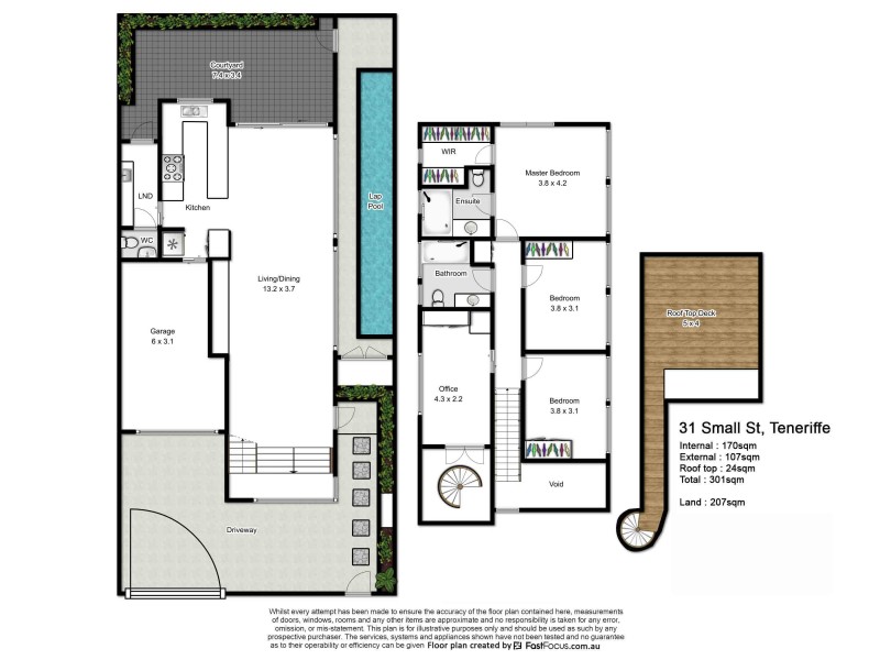 31 Small Street, New Farm QLD 4005 Floorplan