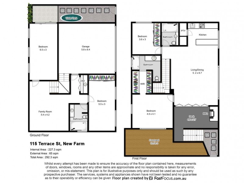 115 Terrace Street, New Farm QLD 4005 Floorplan