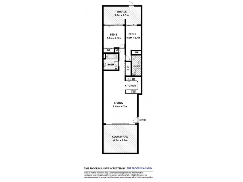5/173-177 MERTHYR ROAD, New Farm QLD 4005 Floorplan