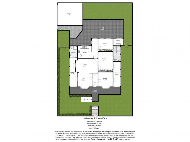 130 Merthyr Road, New Farm QLD 4005 Floorplan