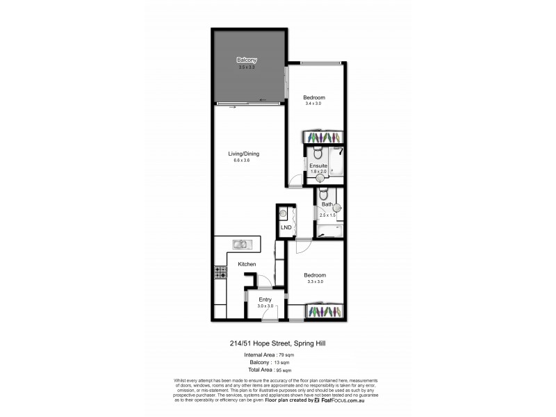 51 HOPE ST, Spring Hill QLD 4000 Floorplan