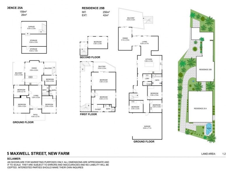 25 Maxwell Street, New Farm QLD 4005 Floorplan