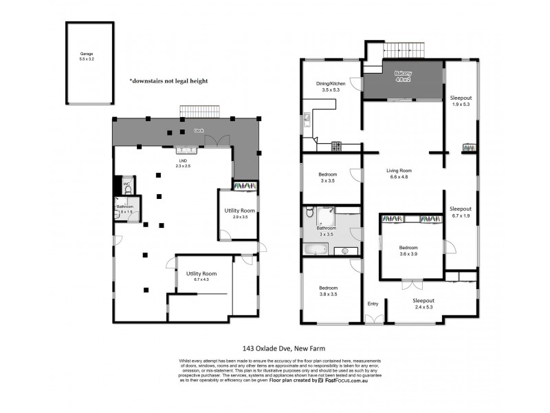 143 Oxlade Drive, New Farm QLD 4005 Floorplan