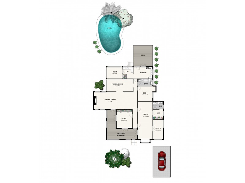 89 Cavendish Road, Coorparoo QLD 4151 Floorplan