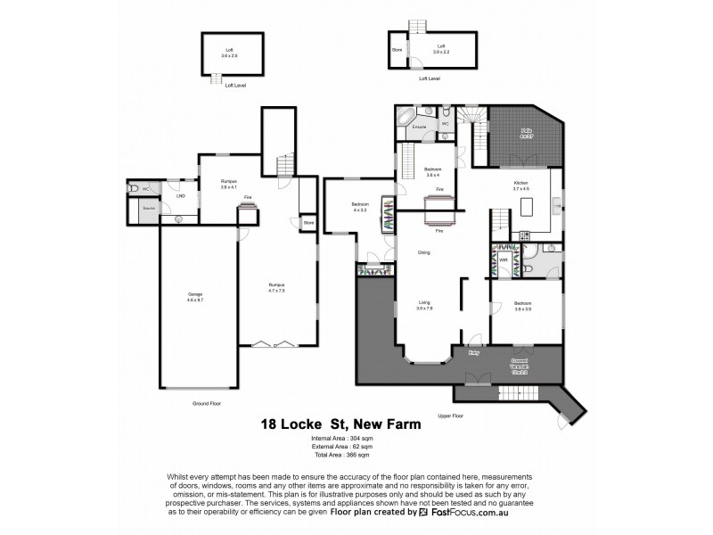 18 LOCKE STREET, New Farm QLD 4005 Floorplan