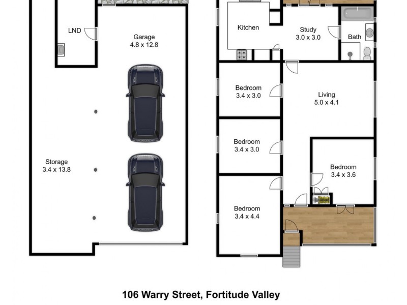 106 Warry Street, Fortitude Valley QLD 4006 Floorplan