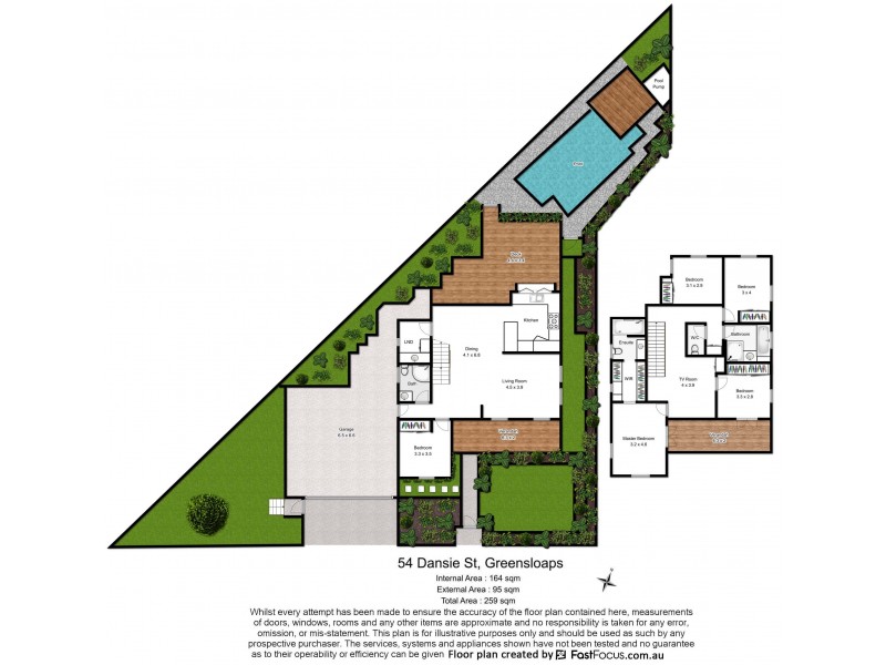 54 DANSIE STREET, Greenslopes QLD 4120 Floorplan