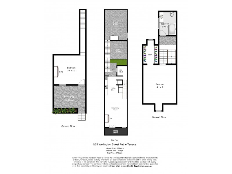 4/25 Wellington Street, Petrie Terrace QLD 4000 Floorplan