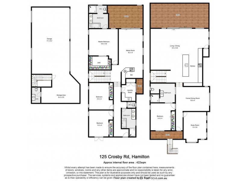 125 Crosby Road, Hamilton QLD 4007 Floorplan