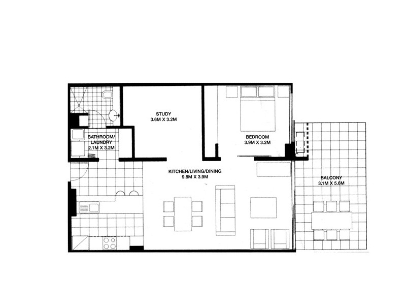 104/71 Beeston Street, Teneriffe QLD 4005 Floorplan