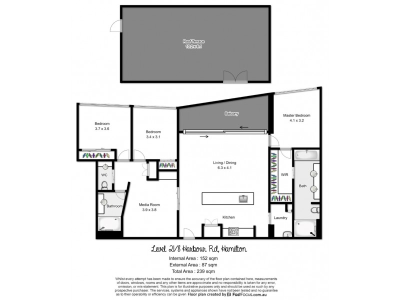 12106 8 Harbour Road, Hamilton QLD 4007 Floorplan