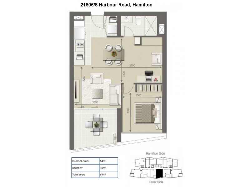 Hamilton QLD 4007 Floorplan