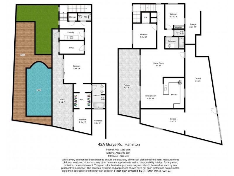 1 /  42 Grays Road, Hamilton QLD 4007 Floorplan