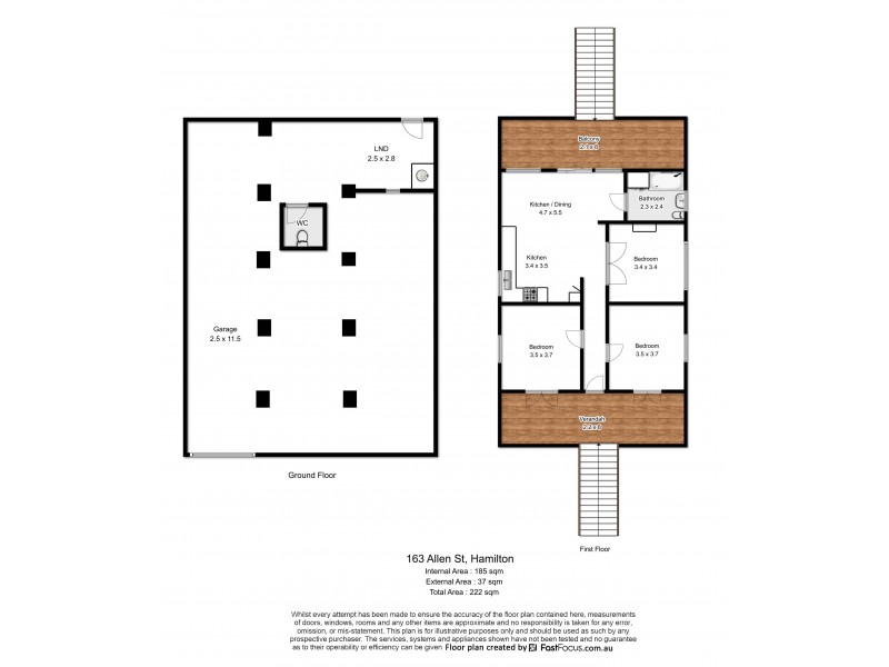 163 ALLEN STREET, Hamilton QLD 4007 Floorplan