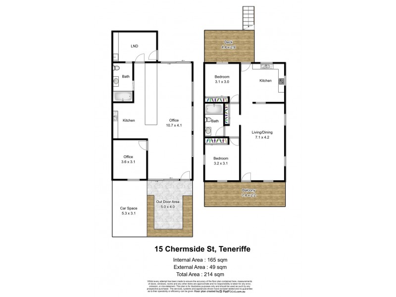 15 Chermside Street, Teneriffe QLD 4005 Floorplan