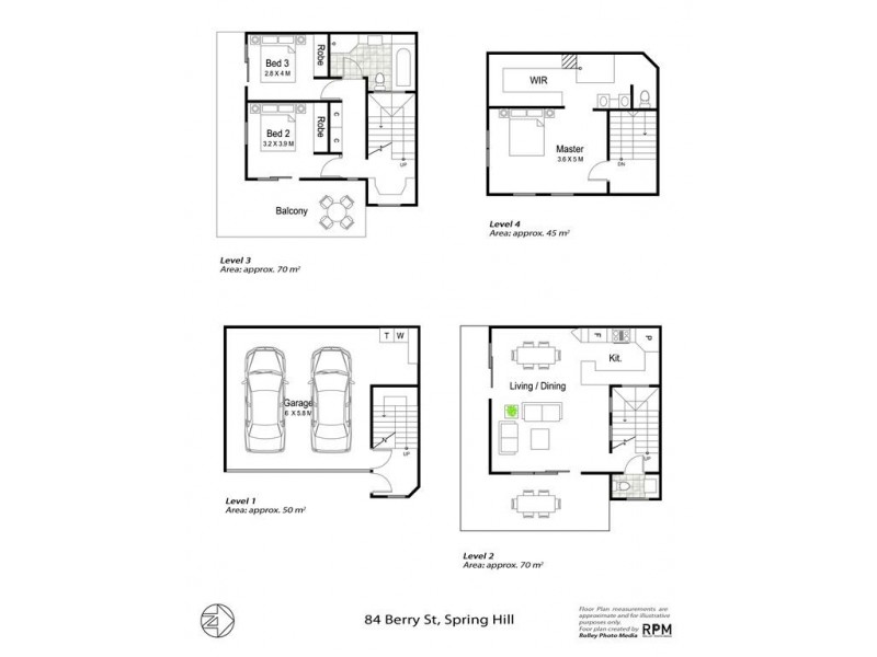 88 Berry Street, Spring Hill QLD 4000 Floorplan