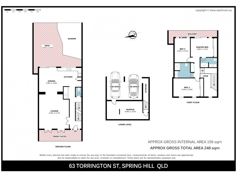 63 Torrington Street, Spring Hill QLD 4000 Floorplan