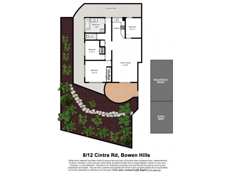 8/12 Cintra Road, Bowen Hills QLD 4006 Floorplan