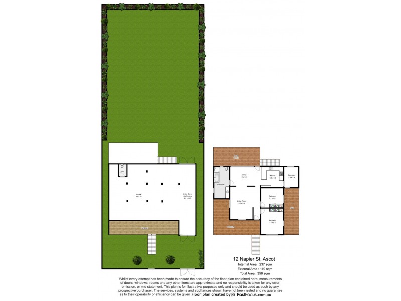 12 Napier Street, Ascot QLD 4007 Floorplan