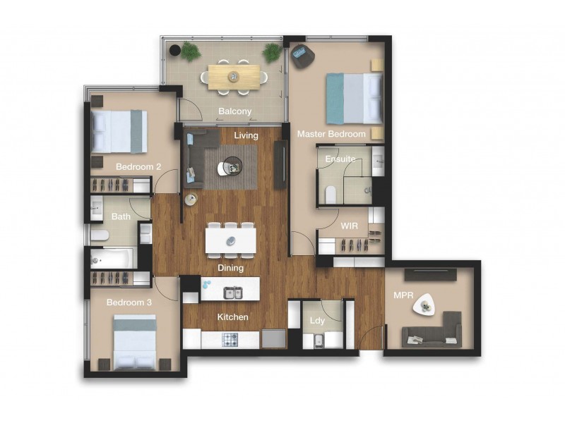 126 Parkside Circuit, Hamilton QLD 4007 Floorplan