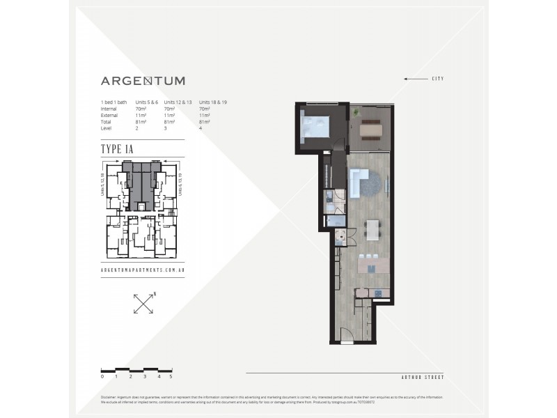 4 / 22-30 Arthur Street, Fortitude Valley QLD 4006 Floorplan