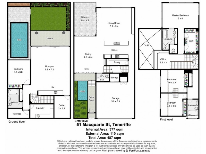 51 Macquarie Street, New Farm QLD 4005 Floorplan