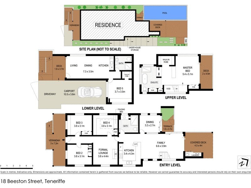 18 Beeston Street, Teneriffe QLD 4005 Floorplan