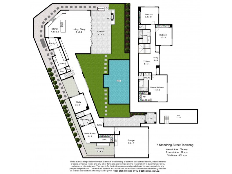 7 Standring Street, Toowong QLD 4066 Floorplan