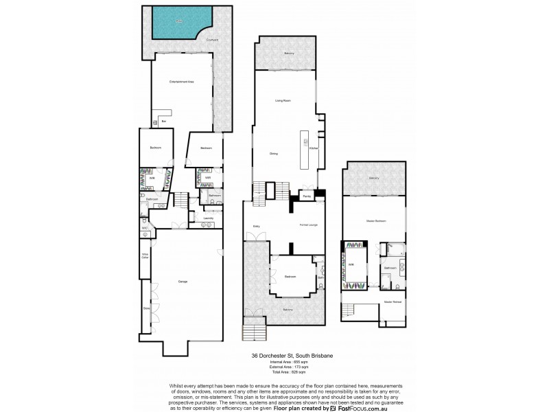 36 Dorchester Street, South Brisbane QLD 4101 Floorplan