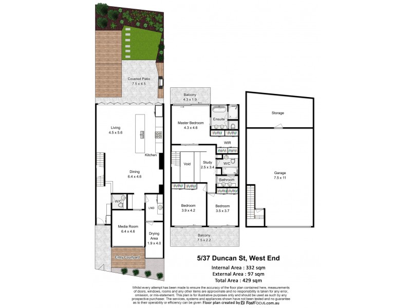 5/37 Duncan Street, West End QLD 4101 Floorplan