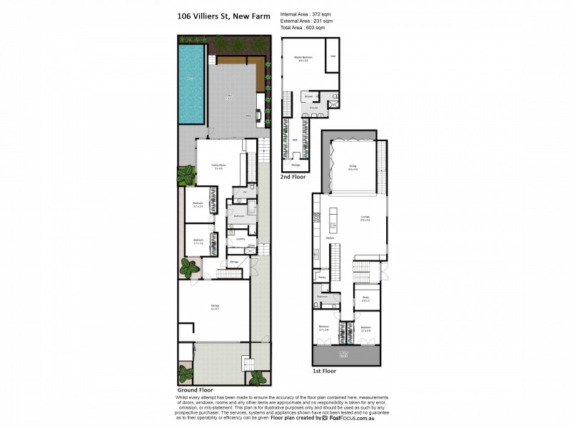 106 Villiers Street, New Farm QLD 4005 Floorplan