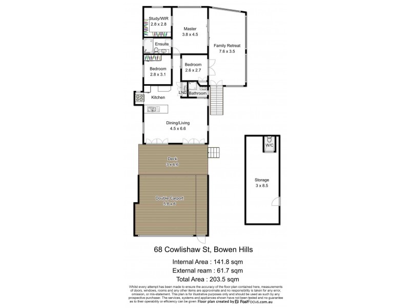 68 Cowlishaw Street, Bowen Hills QLD 4006 Floorplan