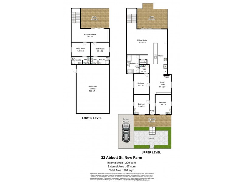 32 Abbott Street, New Farm QLD 4005 Floorplan