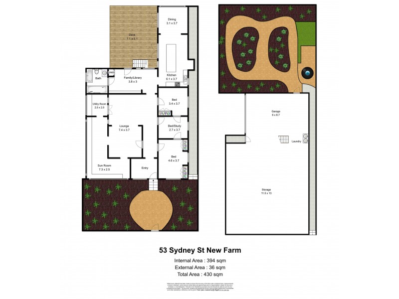 53 Sydney Street, New Farm QLD 4005 Floorplan