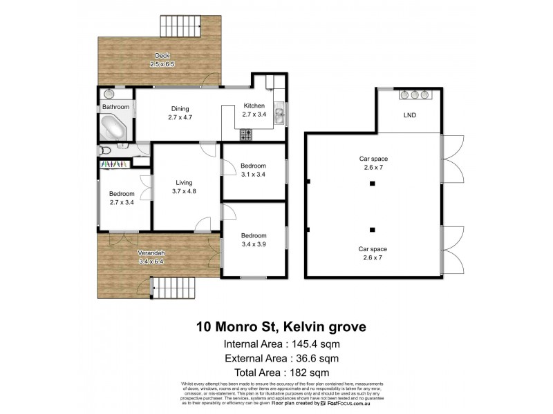 10 Monro Street, Kelvin Grove QLD 4059 Floorplan